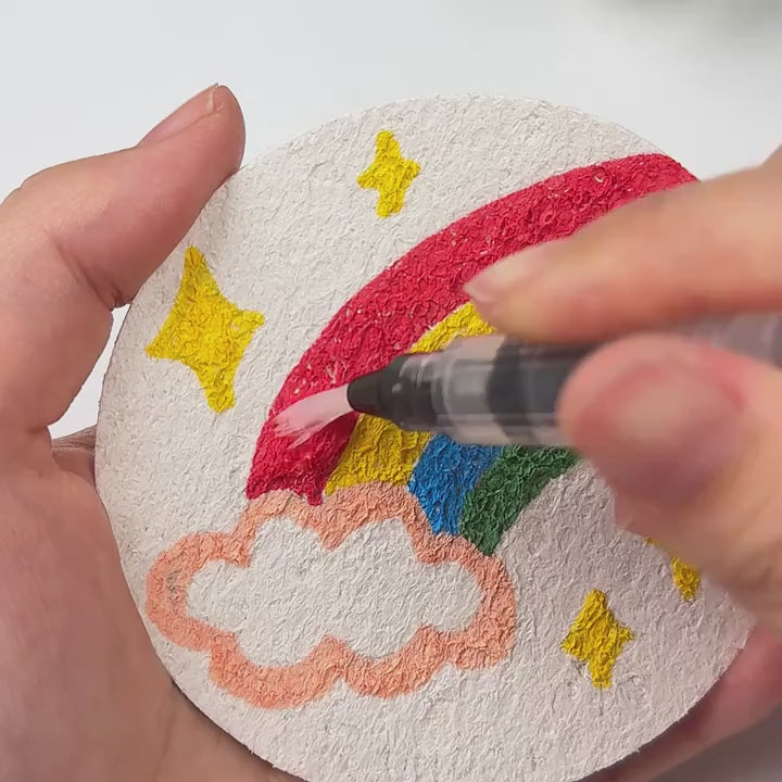 Kit de peinture d'art et texture de mousse